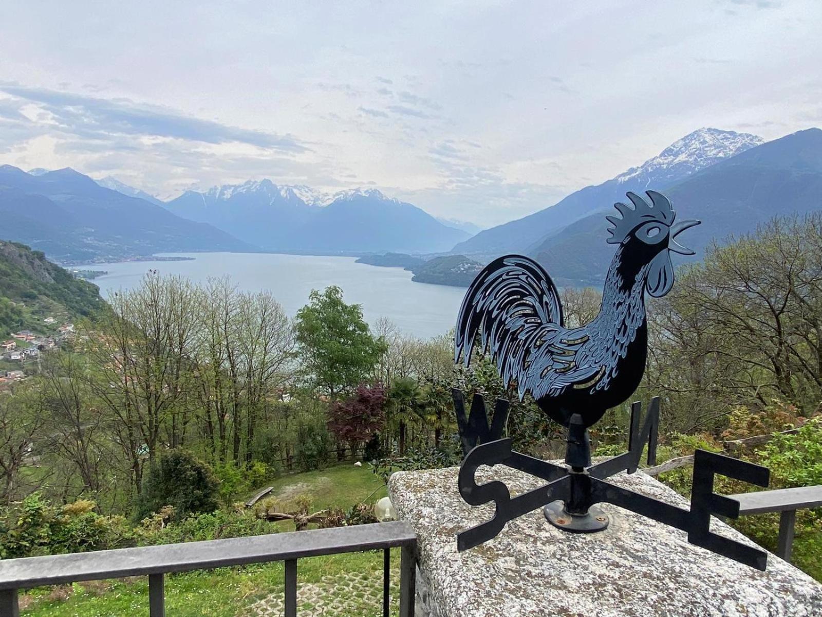The Happy Rooster - Villa With Big Garden Pianello Del Lario エクステリア 写真